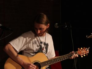 Tez Skachill performing @ the WE4POETS showcase event @ the International Anthony Burgess Foundation in Manchester - 12.07.14